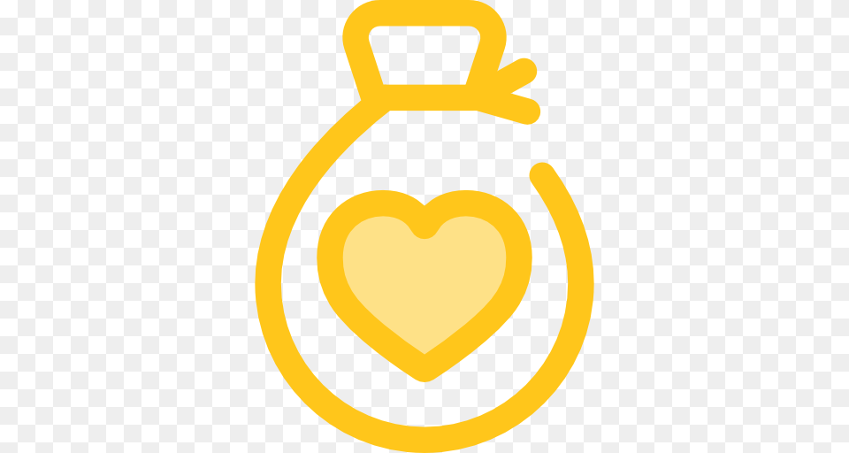 Heart Miscellaneous Money Donation Money Bag Solidarity, Gold Free Png