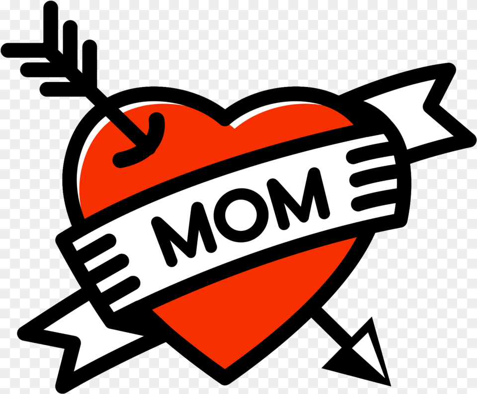 Heart Mom Tattoo With Transparent Background Mom Heart Tattoo, Logo Png