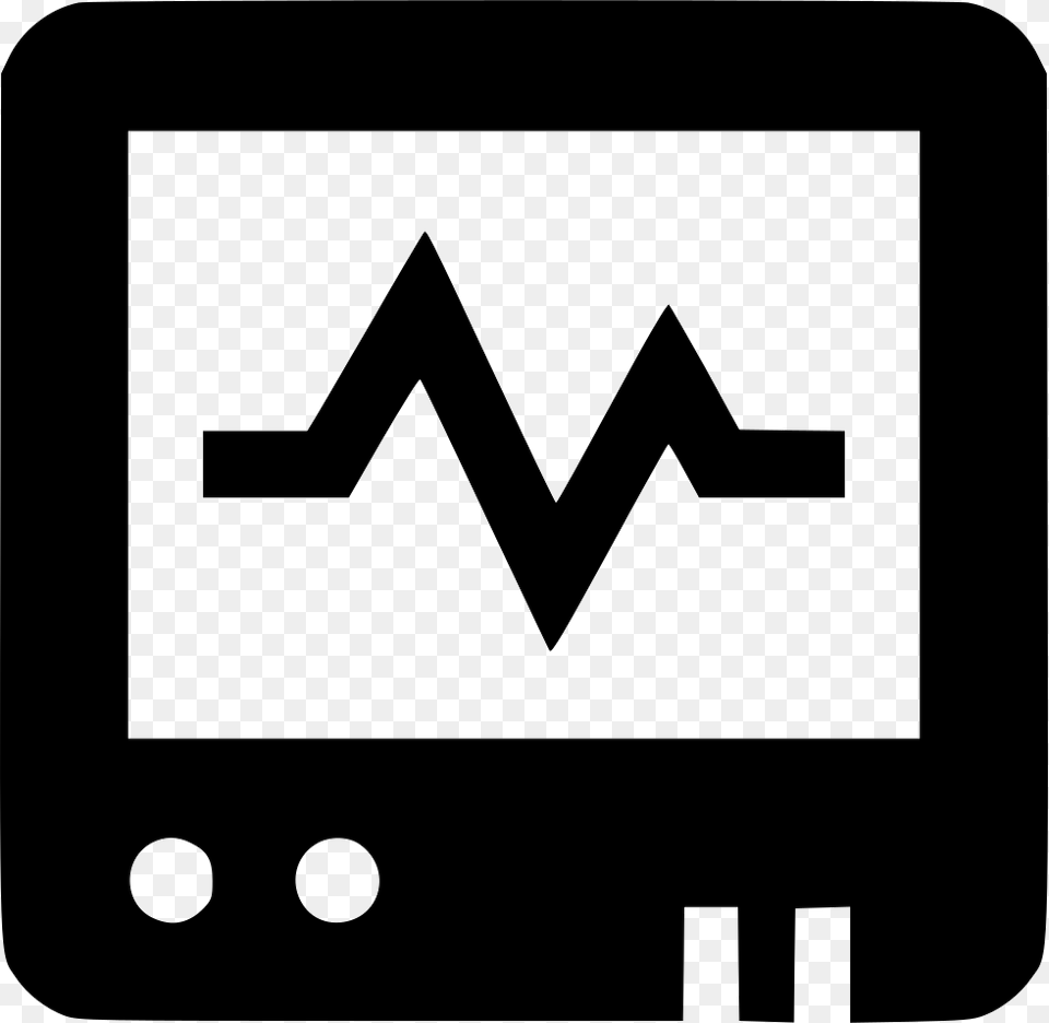 Heart Monitor Icon, Logo, Sign, Symbol Free Png Download