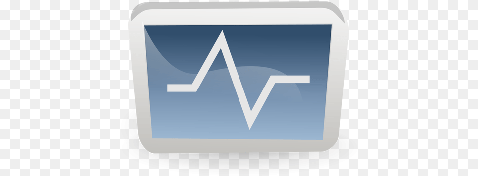 Heart Monitor Icon Vector Illustration Svg Monitor Cardiaco Desenho, White Board, Sign, Symbol Png