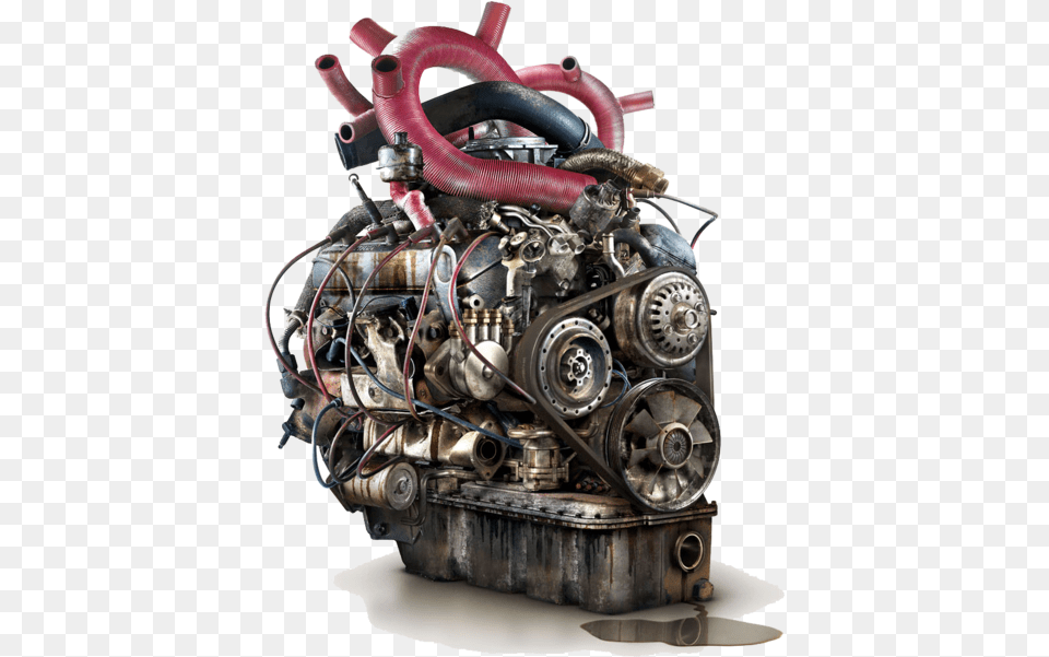 Heart Motor Corazon Motor Psd Official Psds Mechanic Facebook Cover, Engine, Machine Free Png