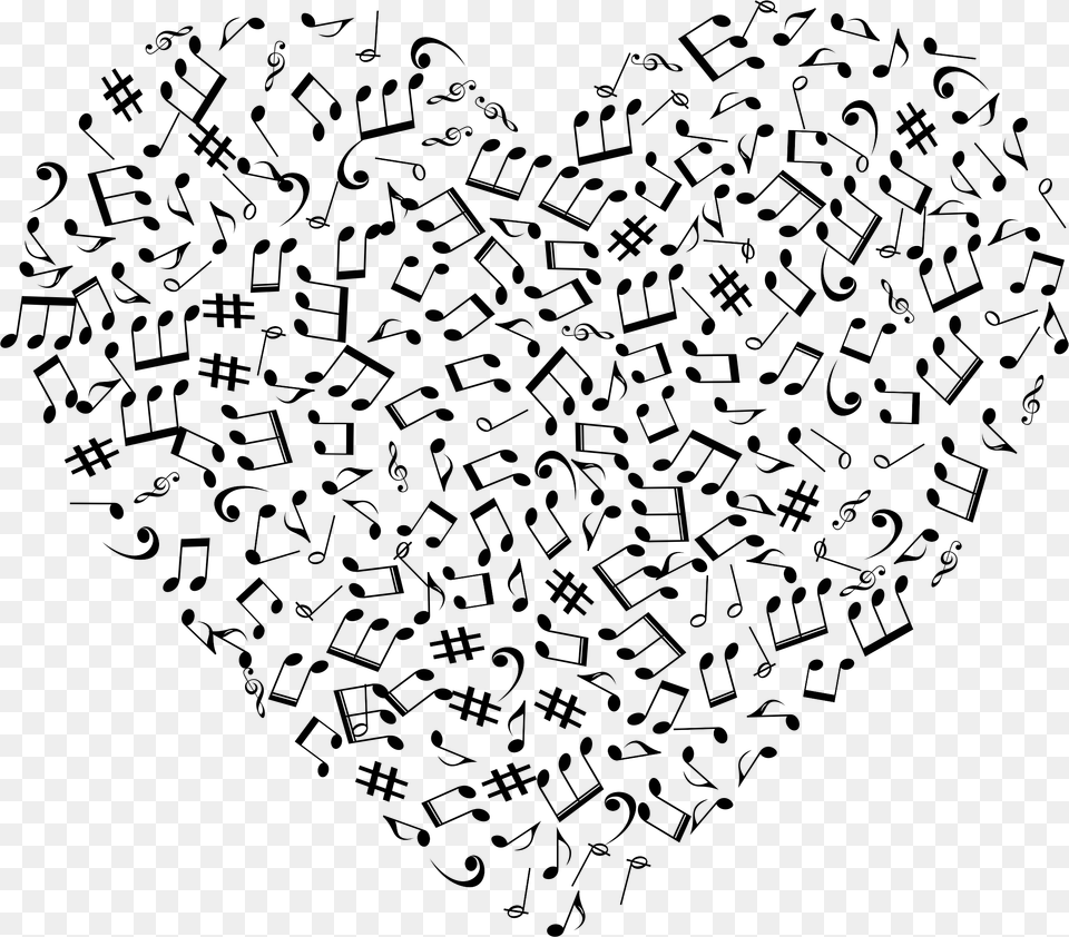 Heart Musical Notes, Outdoors Png Image