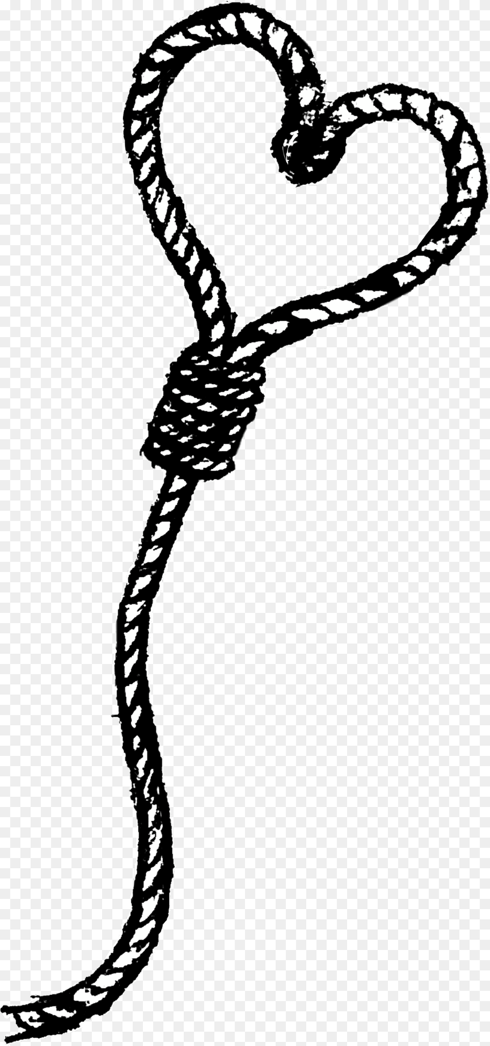 Heart Noose Rope Love Lineart Myart Freetoedit Hms Iron Duke Crest, Knot, Person Png