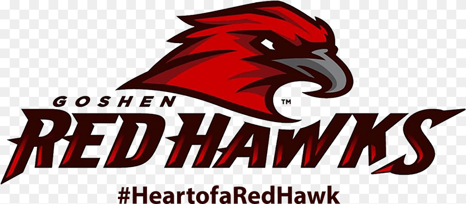Heart Of A Redhawk Logo U2013 Goshen Middle School Automotive Decal, Animal, Beak, Bird, Dynamite Free Png