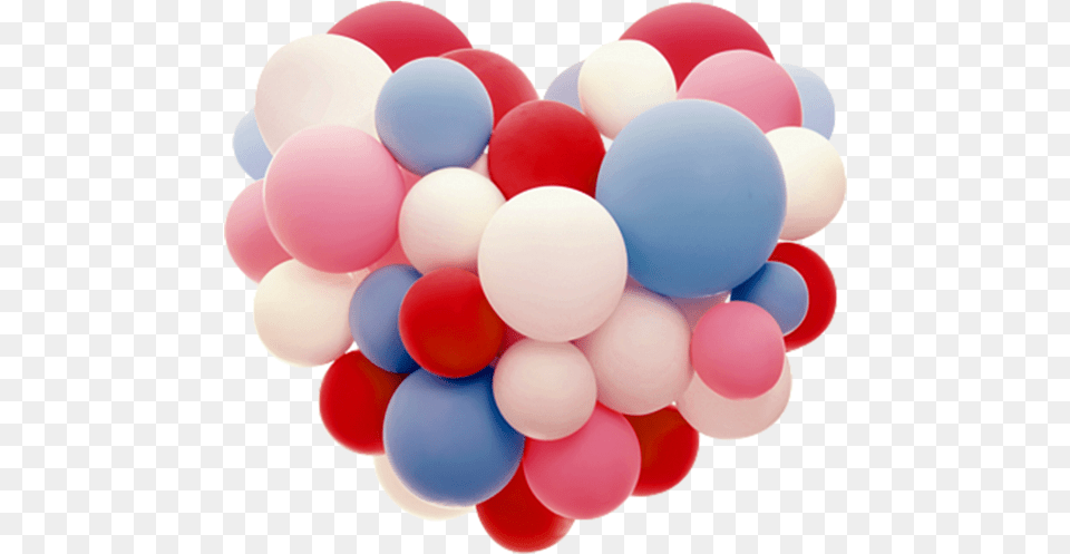 Heart Of Balloons Birthday Balloons Hd, Balloon Free Png Download