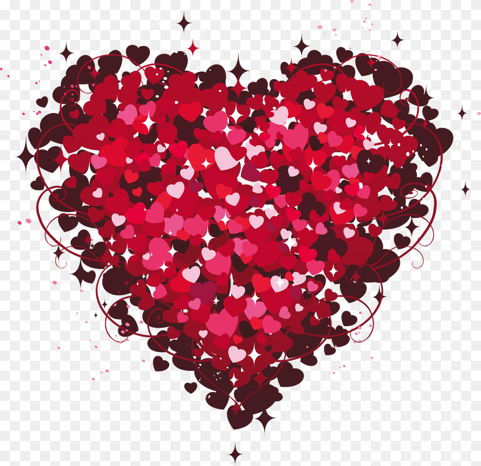 Heart Of Hearts Clipart Decoracion Con Corazones Heart Sticker Paper, Art, Graphics, Smoke Pipe Free Png Download