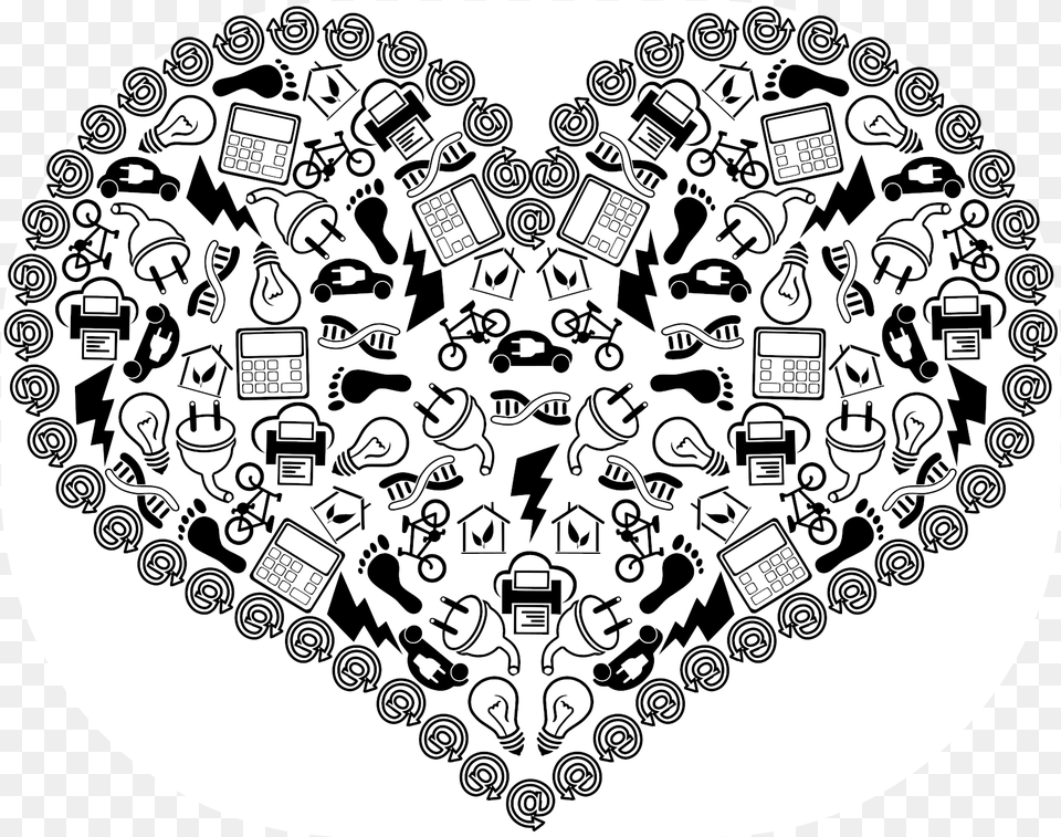 Heart Of Internet Of Things Clip Arts, Art, Doodle, Drawing Png