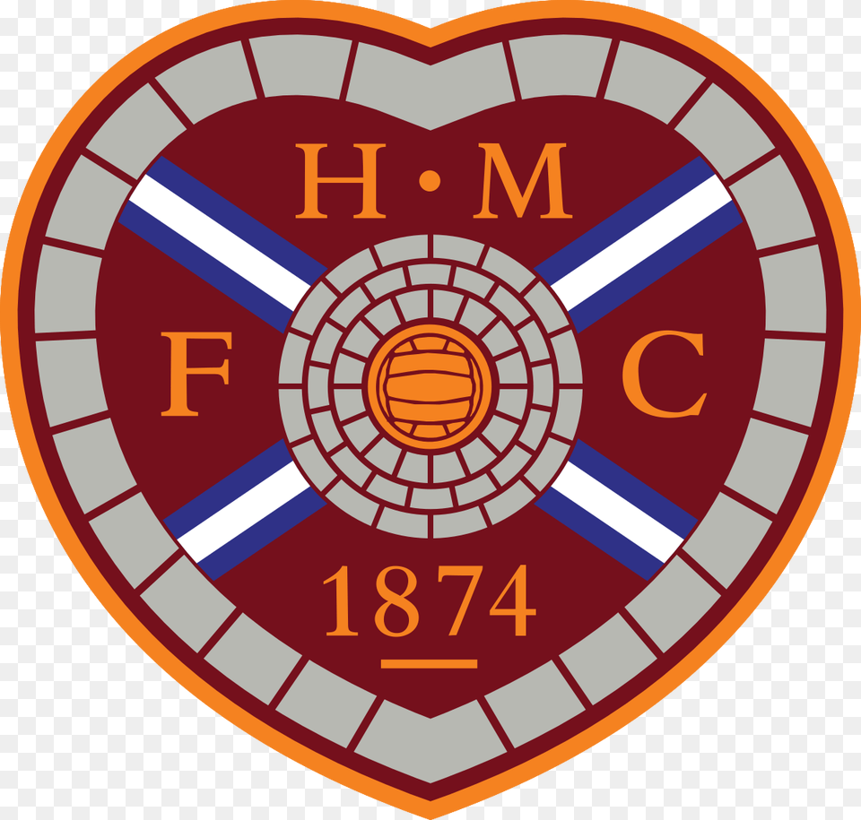 Heart Of Midlothian Fc, Disk, Logo, Armor, Badge Free Png Download