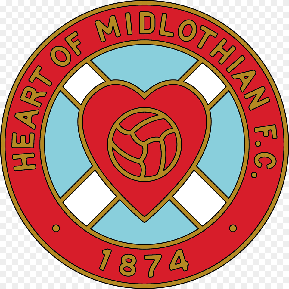 Heart Of Midlothian Fc Edinburgh Football Design Football Heart Of Midlothian Fc Old Logo, Badge, Symbol, Emblem, Dynamite Free Png Download