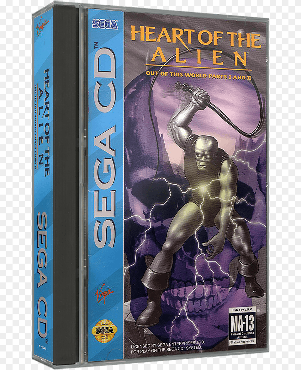 Heart Of The Alien Sega Cd, Publication, Book, Person, Man Png