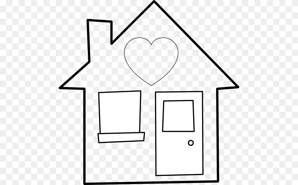 Heart Of The Home Clipart For Web, Stencil Free Transparent Png