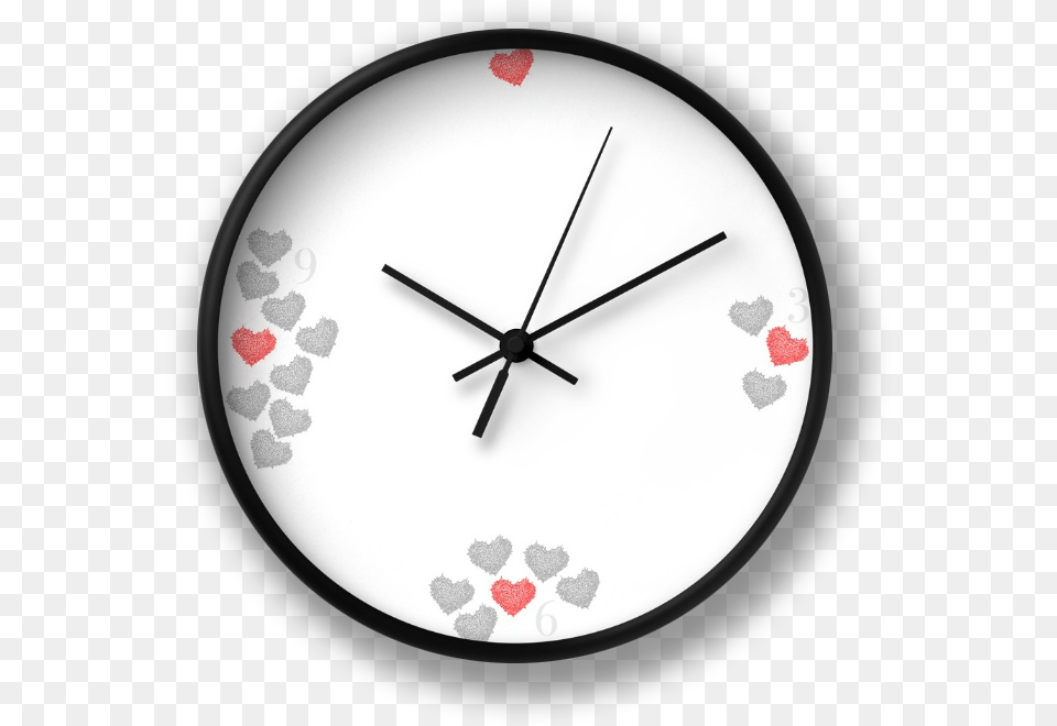 Heart Of Thorns Clock, Analog Clock, Wall Clock, Disk Png