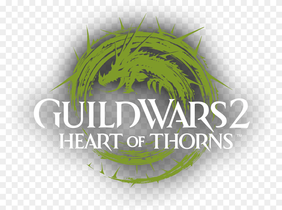 Heart Of Thorns Guild Wars, Green, Logo, Plant, Vegetation Png Image