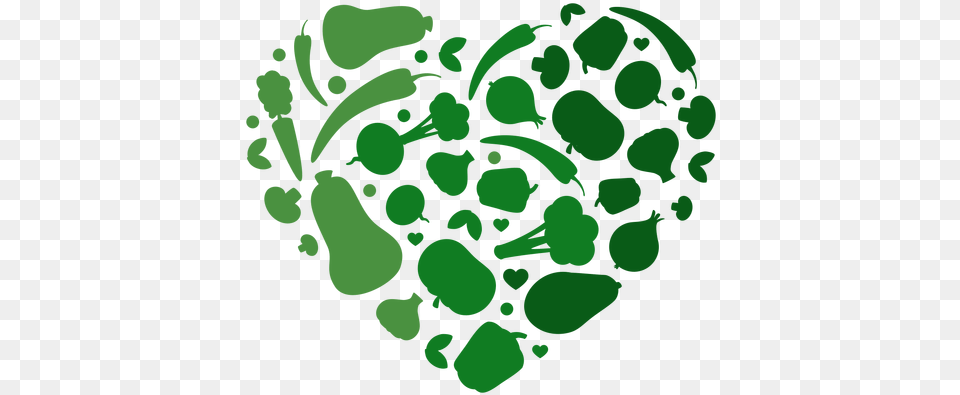 Heart Of Vegetables U0026 Svg Vector File Legumes, Pattern Free Transparent Png