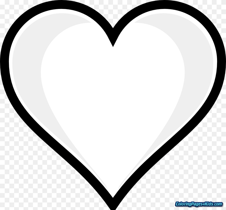 Heart On Fire Printable Coloring Pages With Hearts Full Free Png Download