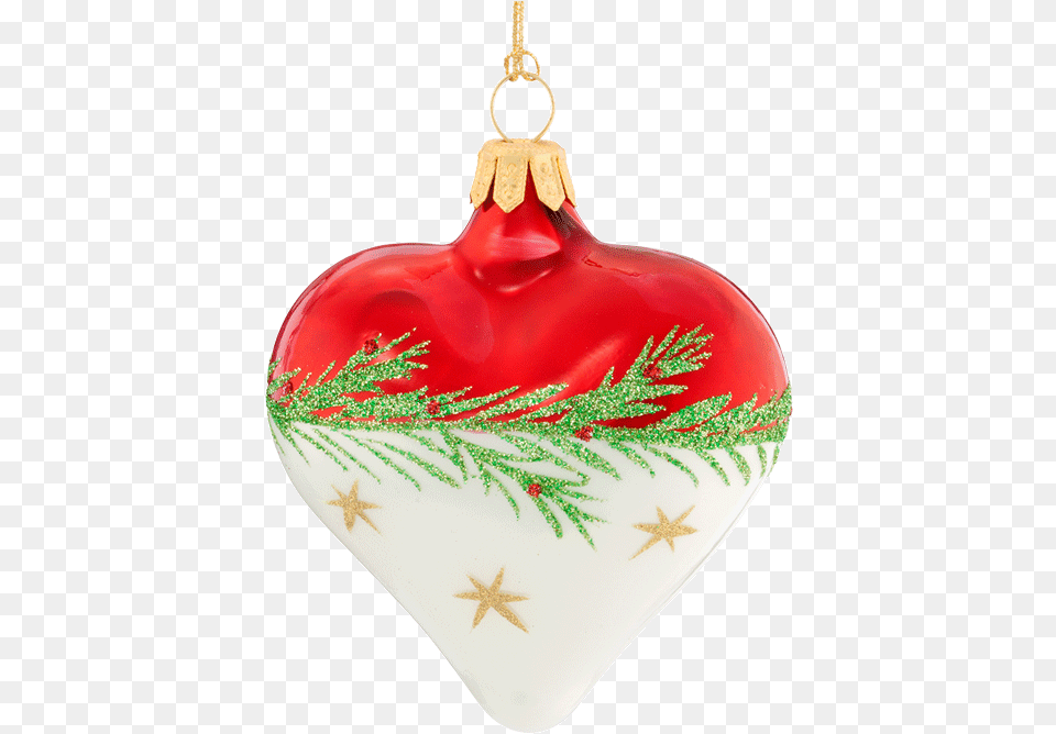 Heart Ornament With Twig Christmas Ornament, Accessories Png Image