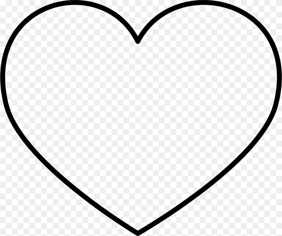 Heart Outline Clear Background Download The Icon Outline Of Heart Jpg, Stencil Png Image