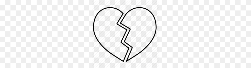 Heart Outline Clipart, Symbol, Bow, Weapon Png Image