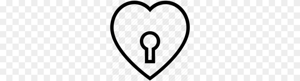 Heart Outline Clipart, Stencil Png Image