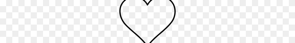 Heart Outline Clipart Ribbon Heart Outline Christian Heart Clipart, Gray Free Png Download