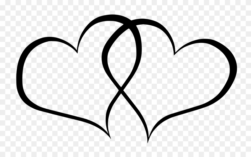 Heart Outline Couple Transparent, Logo, Symbol, Animal, Reptile Png