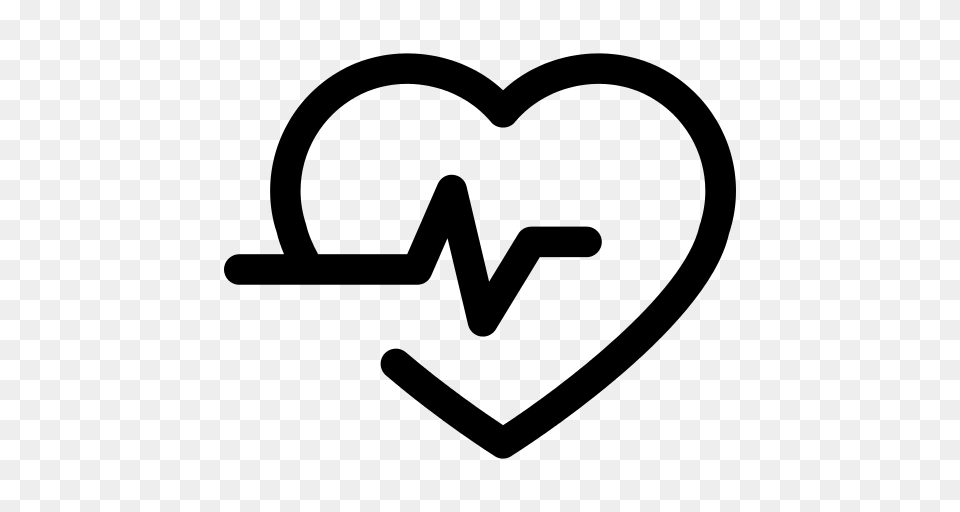 Heart Outline Icon, Gray Free Transparent Png