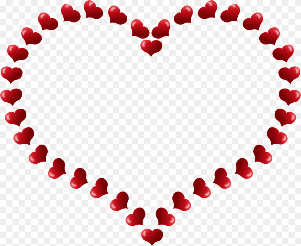 Heart Outline Little Hearts Free Transparent Png