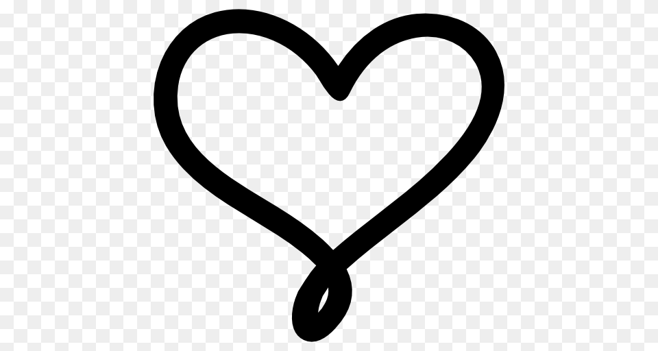 Heart Outline Love Black, Bow, Weapon Free Transparent Png