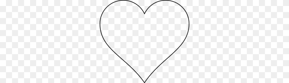 Heart Outline Love Black Png