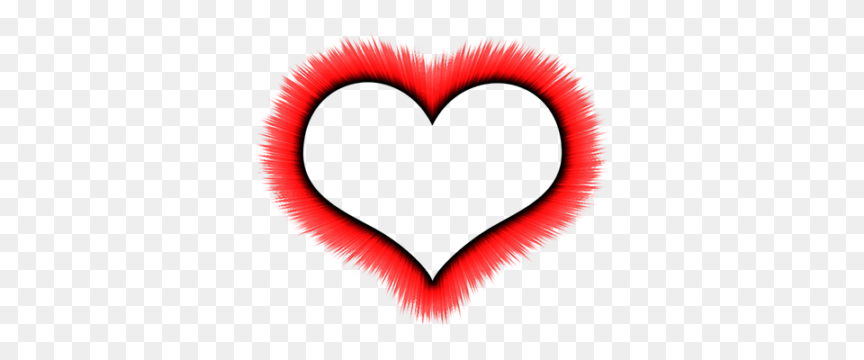 Heart Outline On Fire Transparent, Symbol Png Image
