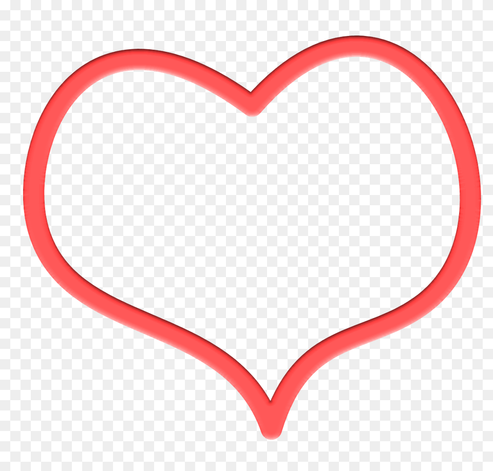 Heart Outline Red Drawing, Bow, Weapon Free Transparent Png