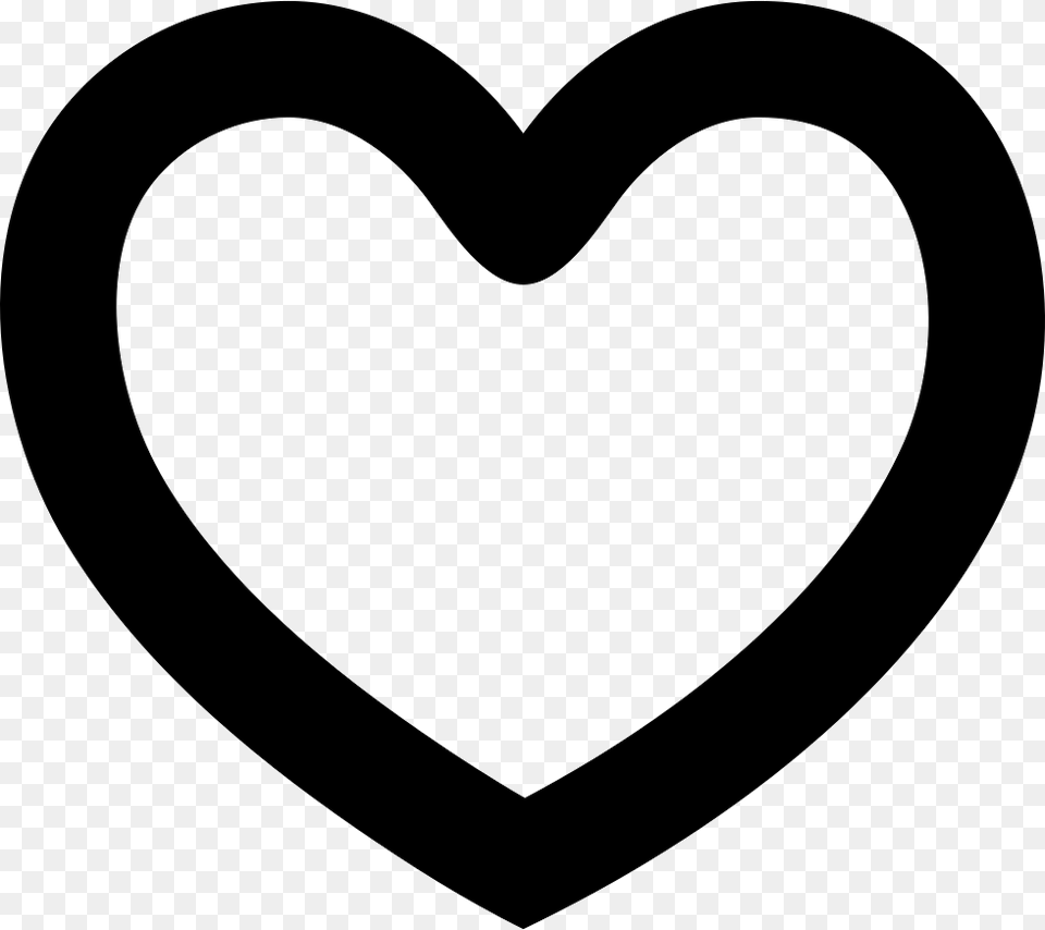 Heart Outline Shape Icon Free Download Png