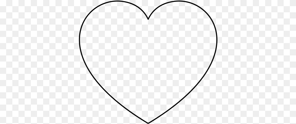 Heart Outline Svg Clip Arts Heart, Gray Free Png