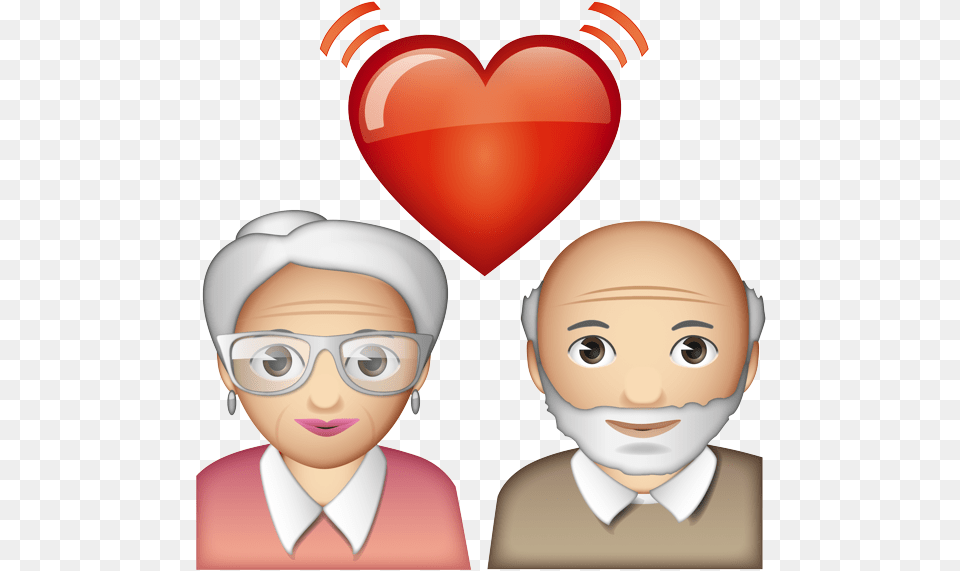 Heart Over Man And Woman Emoji, Female, Person, Adult, Baby Free Png