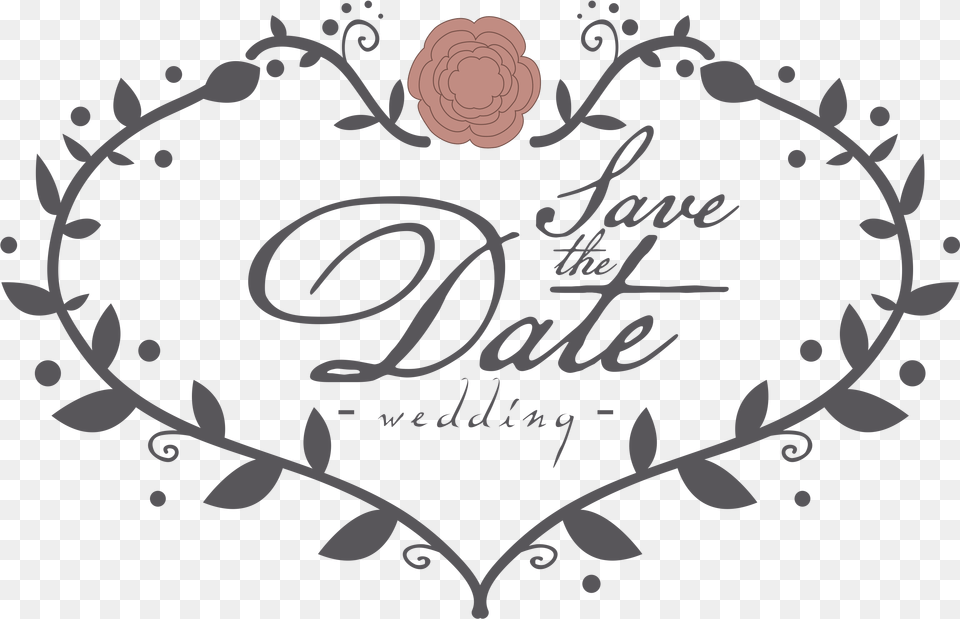 Heart Overlay Wedding Photo Overlay Text Elements Save The Date, Blackboard, Pattern Free Transparent Png