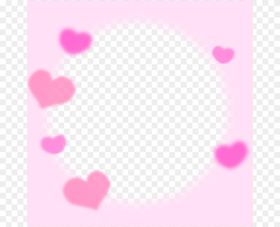 Heart Overlays Pink Red Filter Soft Messy Lovecore Heart, Flower, Petal, Plant, Oval Png Image