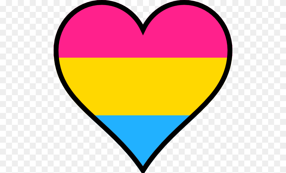 Heart Pansexual Panromantic Pride Pan Heart Transparent, Balloon Png