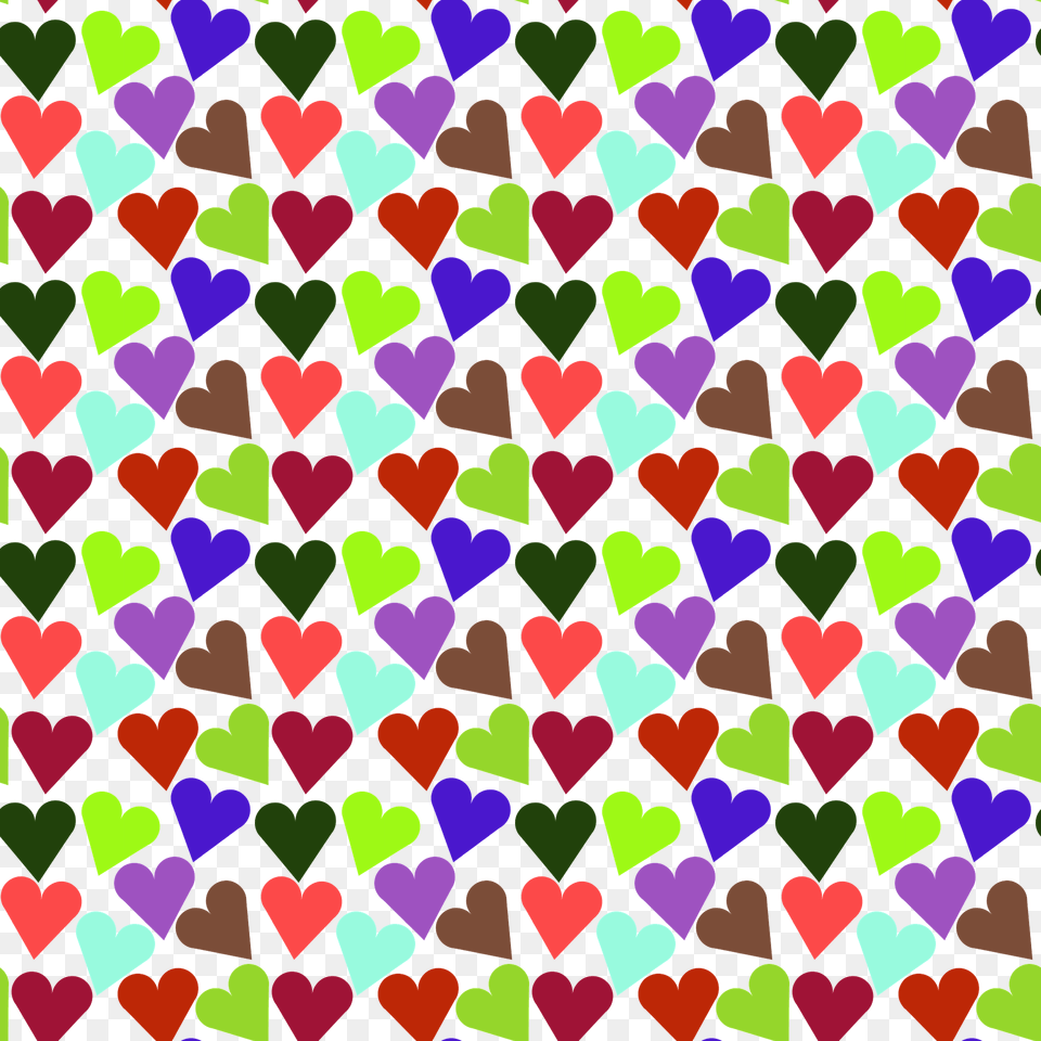 Heart Pattern Clipart Free Png