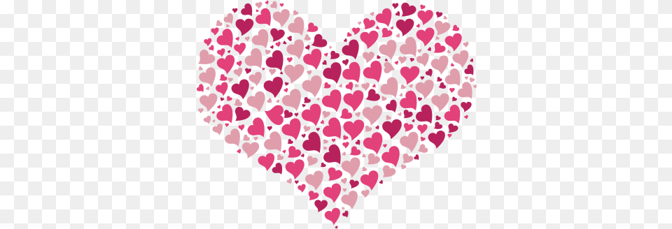 Heart Pattern Cut Out Transparentpng Heart Full Of Hearts, Purple Free Png Download