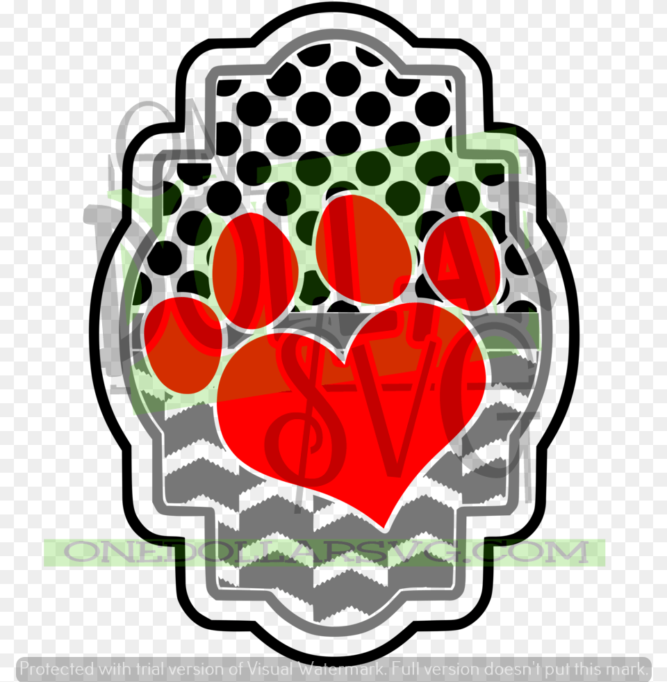 Heart Paw Print, Dynamite, Weapon, Symbol, Bag Free Png