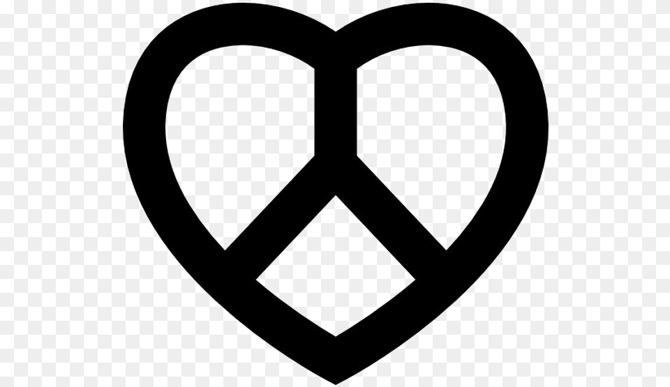 Heart Peace Symbol Png