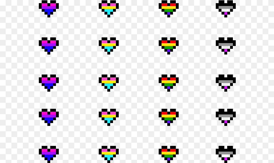 Heart Pixel Art Pride, Person Png