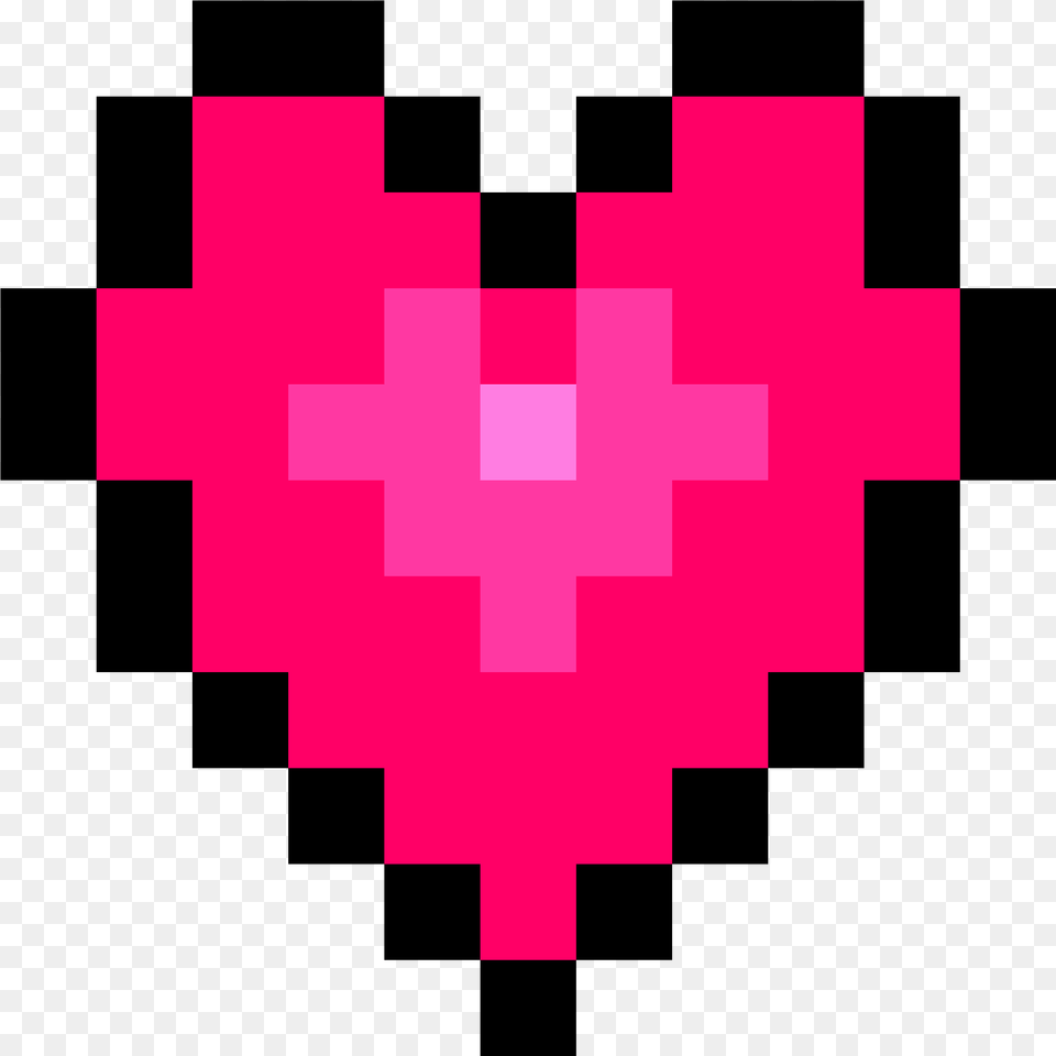 Heart Pixel Transparent 8 Bit Heart, First Aid, Purple Free Png Download