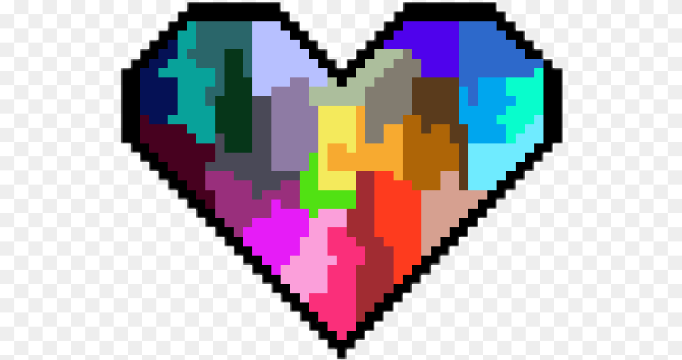 Heart Pixelated Pixelart Freetouse Easy Apple Pixel Art Png