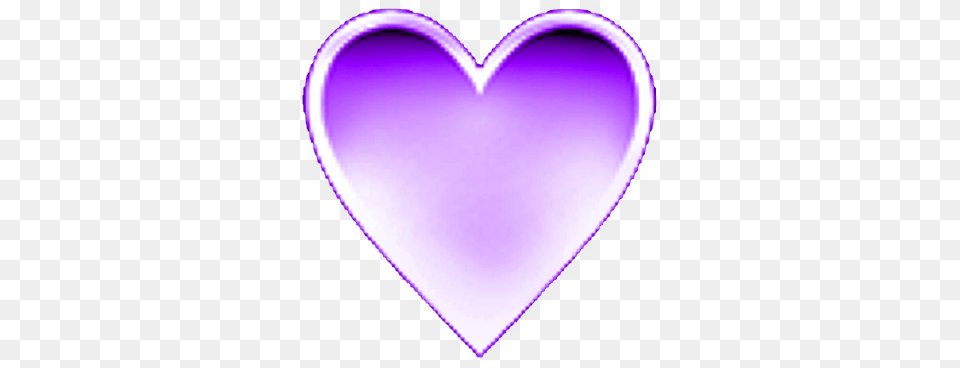 Heart Purple Emoji Japan Neon Love Lovely Heart, Accessories, Jewelry, Locket, Pendant Free Png Download