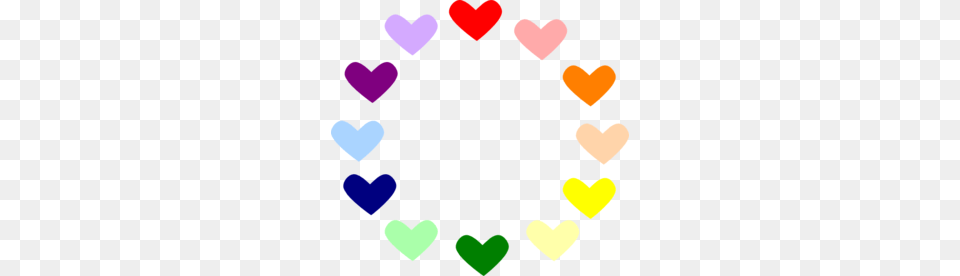 Heart Rainbow Clip Art Free Png Download