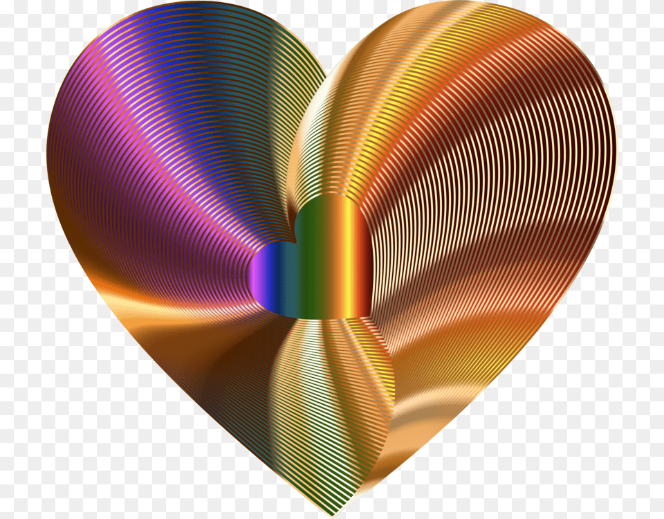 Heart Rainbow Computer Icons Yellow Circle Clip Art, Accessories, Lamp, Pattern Png Image