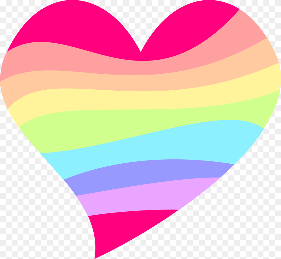 Heart Rainbow Cutie Mark Crusaders Color Pony Mlp Cutie Mark Rainbow, Balloon Free Png Download