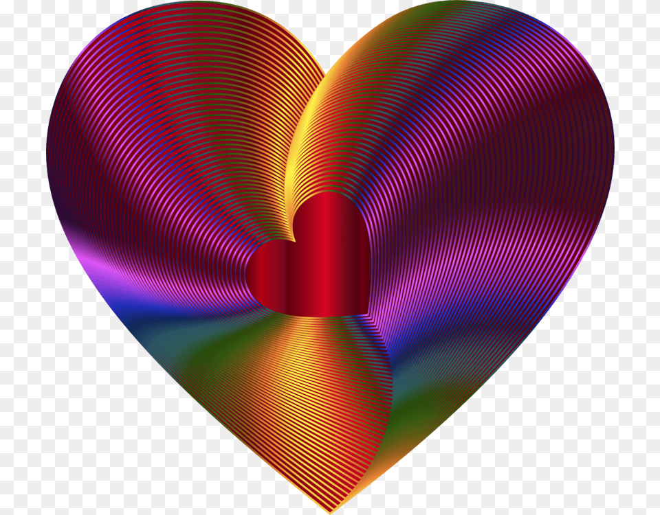 Heart Rainbow Gold Color Red, Pattern, Accessories, Fractal, Ornament Png Image