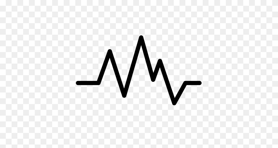 Heart Rate Heartbeat Lifeline Icon With And Vector Format, Gray Free Transparent Png